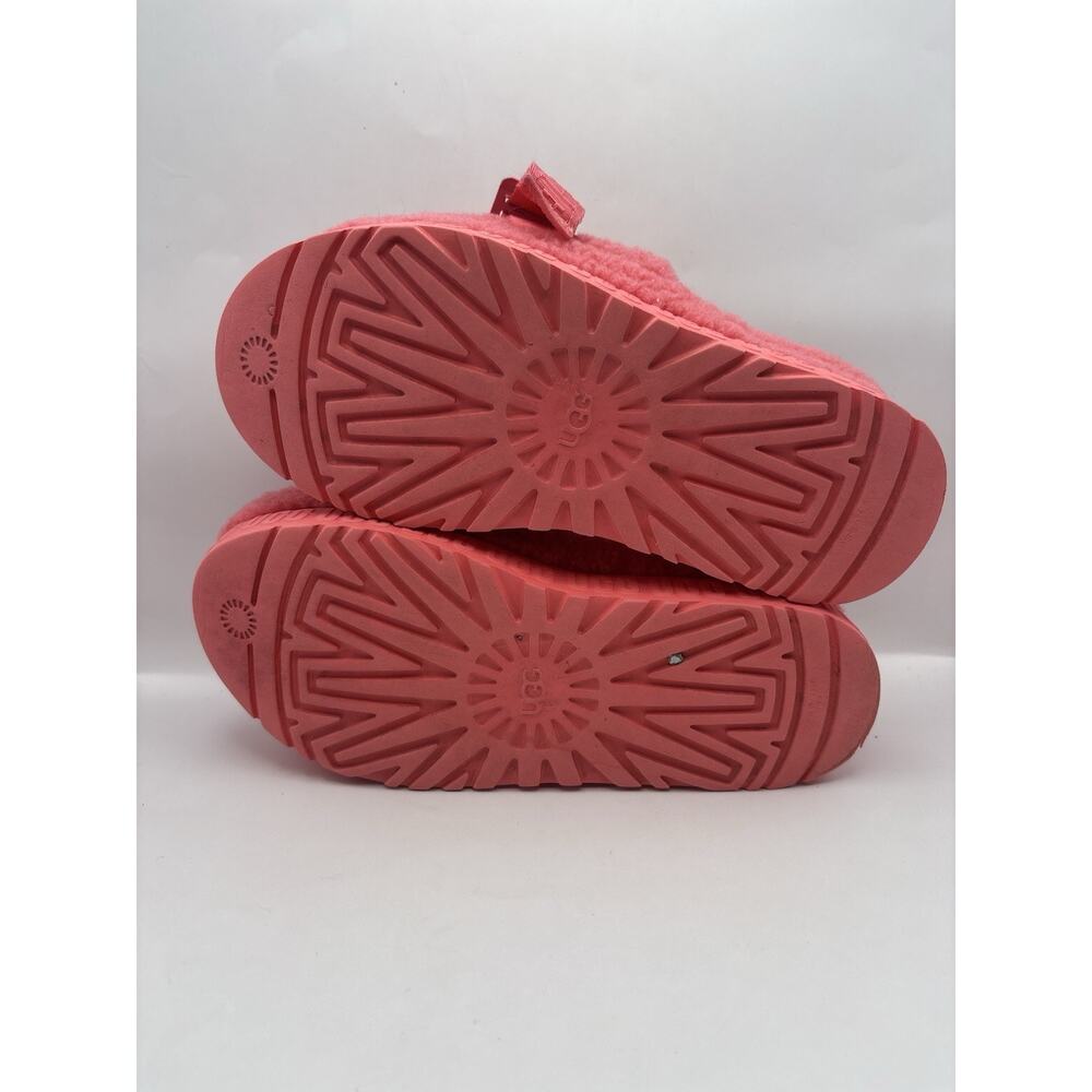 Ugg Fluffita Platform Pink Slide Slippers Women Size 9 - Picture 8 of 8